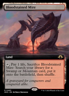 Bloodstained Mire Modern Horizons 3 Bordless